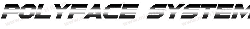Polyface System Sharp字体转换